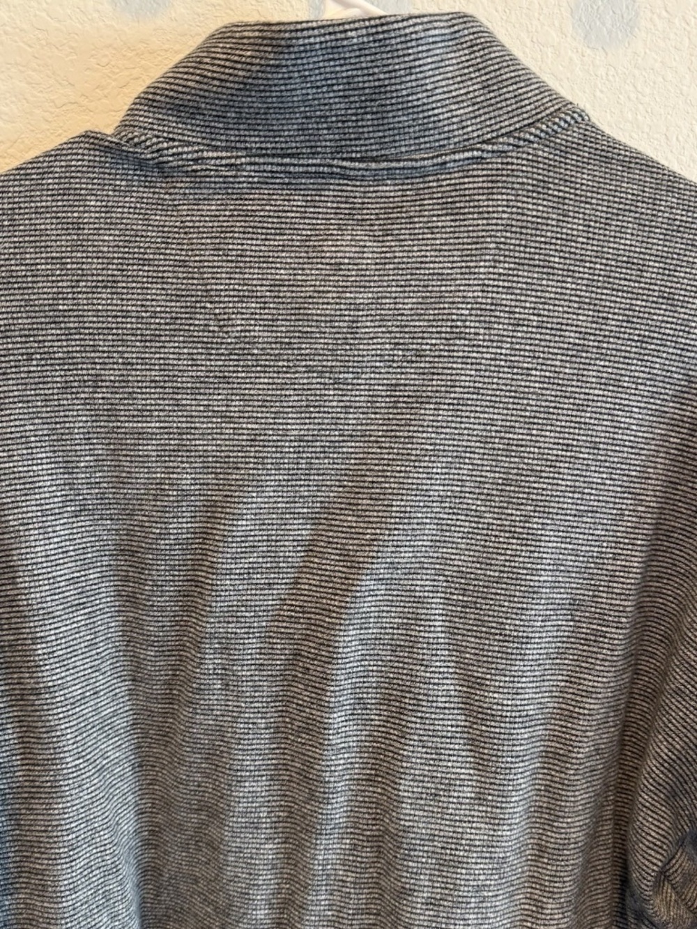 Robert Graham Classic Fit Quarter Zip Pullover Sweater Gray Men’s Large 1/4 - Picture 7 of 8